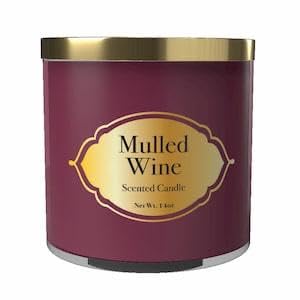 Mulled Wine Scented Candle 14 oz – Spiced Fragrance with