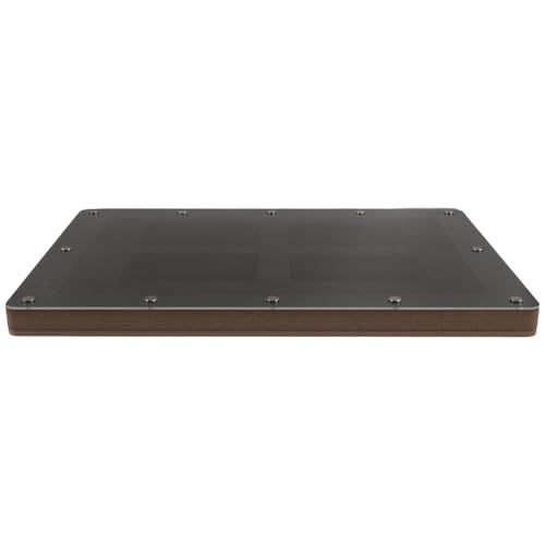 Présentoir Mural Noir Anti Poussière pour 4 Cartes à Collectionner Universelles