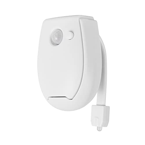 Pvczool Capteur de SièGe de Toilette Veilleuse LumièRe de Toilette -éClairage éTanche pour Cuvette de Toilette Lampe à LED WC LumièRe de Toilette