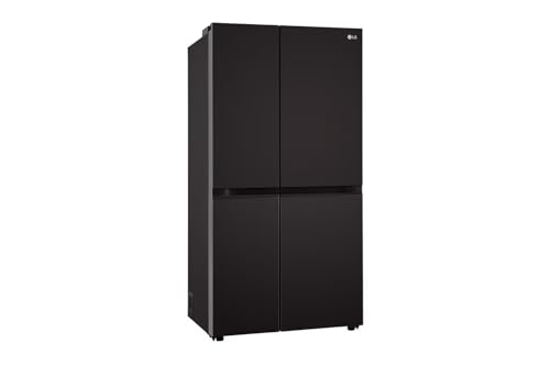 Image of LG 650L Side-by-Side Refrigerator 3-Star GL-B257JWB3 Convertible, Multi-Air Flow, Auto Smart Connect, Western Black