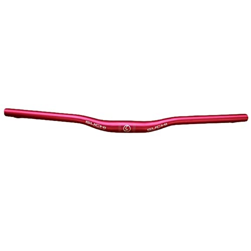 Cintre VTT en alliage d'aluminium de grande hauteur 31.8mm rouge