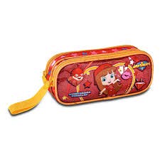 Kit Mochila Escolar Gi Neto Os Aventureiros Com Estojo E Lancheira Térmica