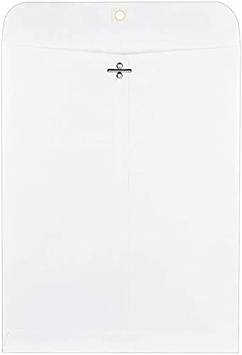 Double-Prong White Clasp Envelopes, 10" W X 13" L, 28Lb. - 10 Pack #TOP2
