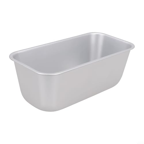 babominimer Teglia rettangolare in lega di alluminio per pane toast e toast, leggera integrata per brownie cheesecake e pagnotte fatte in casa, facile da usare (A05)