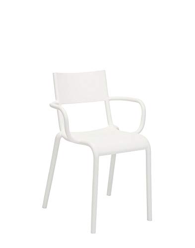 Kartell Generic C, Bianco, 52 x 83.5 x 51 cm, 2 unità