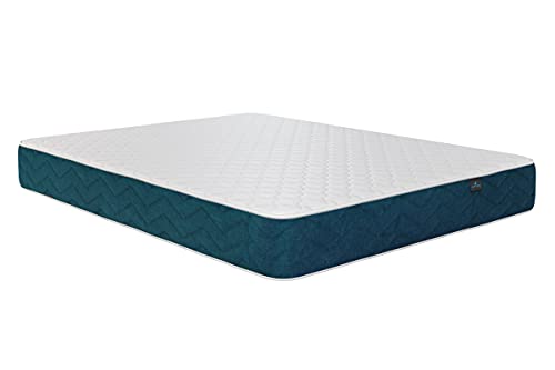 Image of Nilkamal SLEEP Hybrid Pocket Spring 6 Inch Mattress, Unique Combination of Plush Foam and Pocket Springs, Zero Motion Transfer Technology, Double Size Luxury Mattress (75x48x6,Blue & White)