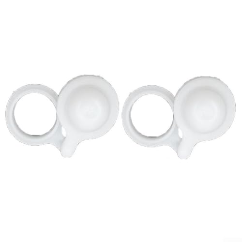 Honseadek Varillaje del limpiaparabrisas para casquillos para Land para Cruiser Serie 60 (FJ60/FJ62/HJ60/HJ61) - Pieza de repuesto de moldura de plástico, 23 × 31,8 mm, color blanco