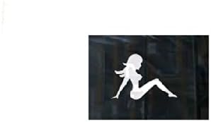 6 ft. The Lady Safety Flag with 1/4" White Pole (no mounting hardware)