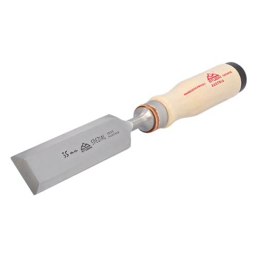 Formón tipo sueco Stubai 353012 de 35 mm con mango de madera para carpintería 7