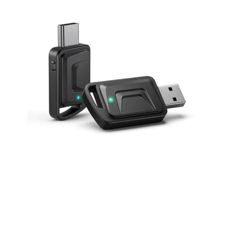 Image of AUTO SNAP Wireless CarPlay Adapter for Factory Wired CarPlay Plug & Play USB Dongle, Fast Auto-Connect, Low Latency, Compact Design, Car Screens