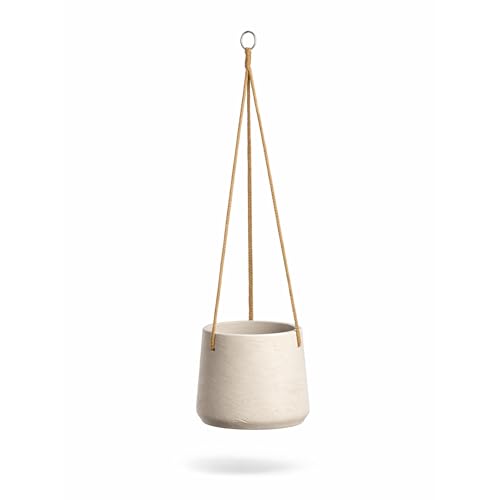 Finestgreen Hängendes Pflanzgefäß Patt Grau S | Hängender Blumentopf zum bepflanzen | Urban Gardening Pflanzenampel | Pottery Pots – Ansicht 1