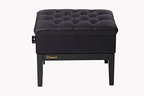 Colmann France – Banquette Piano Luxe Grand Concert à réglage hydraulique avec très Grand Coffre de Rangement, Noir - Les Beatles, Paul McCartney, John Lennon, RIngo Starr, George Harrison Colmann France – Banquette Piano Luxe Grand Concert à réglage hydraulique avec très Grand Coffre de Rangement, Noir – Image 3
