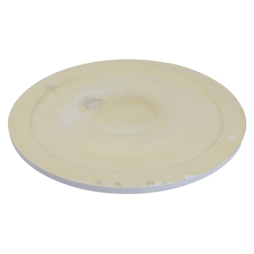 Médaillon de plafond rond blanc 35 cm pour cacher les imperfections - 4
