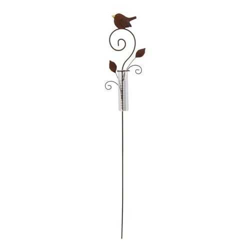 LOVIVER Pluviomètre d'extérieur pour Oiseaux, précis, Facile à Lire, avec Piquet, Tube de pluviomètre pour mesurer Les précipitations, clôture de Jardin