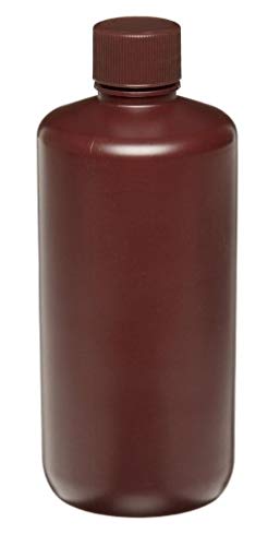 Bottle, Amber, HDPE,Narrow Mouth, with Screw Closure, 30 ml (Shelf Pack of 100)