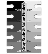 Art Supplies 3505CW 4 X 6 in. Gray Scale and Value Finder