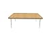 Creative Colors N4272GT-SN Activity Table, Self-Leveling Glides, Standard Height, 42" x 72" Rectangle, Gray Nebula, Graphite Edge