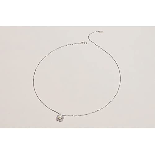 Collier de fleur sucré perle d'eau douce S925, le cadeau idéal