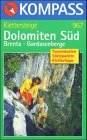 Klettersteige Dolomiten, Süd: Tourenkarten, Stützpunkte, Klettertipps (KOMPASS Wanderführer)