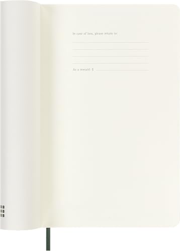 Image of Moleskine 2026-27 18-Month Weekly Planner, Large, Myrtle Green, Softcover