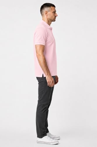 Image of Polo T-Shirt for Men | T Shirt for Man| Cotton Rich Solid Collar T-Shirt Shirt for Men| Premium Regular Fit Half Sleeve Polo Shirt Casual Wear