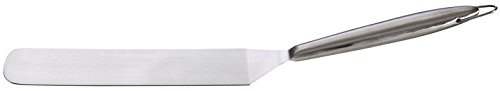 PAELLA WORLD Barbecue Allgrill Accessoire de Barbecue en Acier Inoxydable Barbecue Spatule, Argent, 1 Pièces