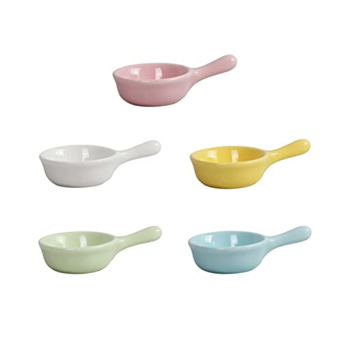Cabilock Piatti Per Salsa Giapponesi Da 6 Pezzi Con Manico Ciotole Per Salsa Di Immersione Per Sale Aceto Zucchero Per Matrimoni E Spuntini