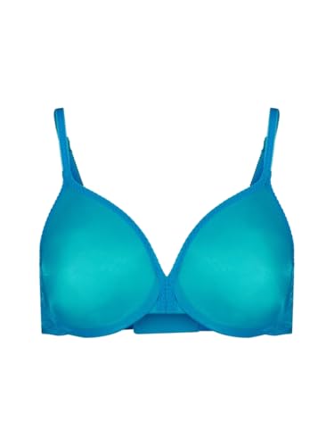 Image of Gossard Women's Glossies Sheer Bra, 6271, Atomic Blue, 36D