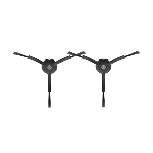 Brosse latérale noire x2 Roborock pour résoudre les problèmes d'angles