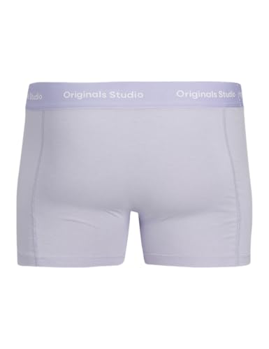 JACK & JONES Herren Jacvesterbro Solid Trunks 3 Pack Noos, Stormy Weather, m (3er Pack) – Ansicht 2