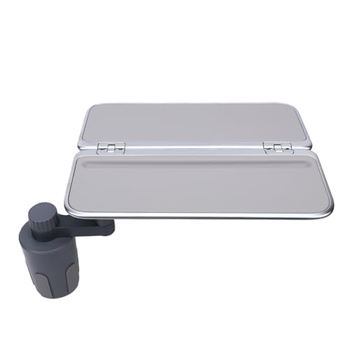 Table avec support de téléphone pour voiture et plateau amovible pliable