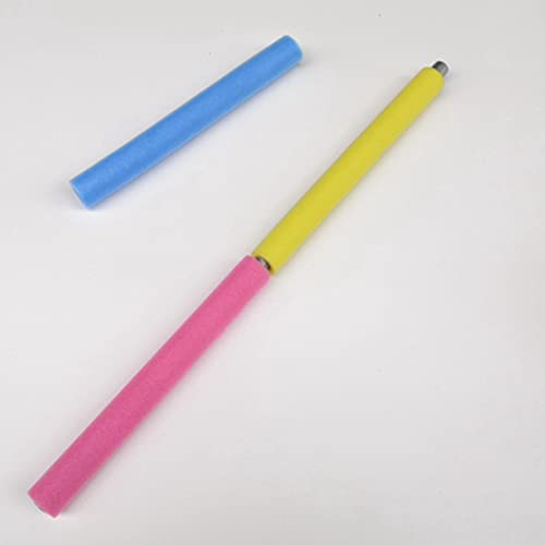 Newmind 18 x 3 cores para mastro de cama elástica com mangas de tubo acolchoado, 40 x 4,5 cm