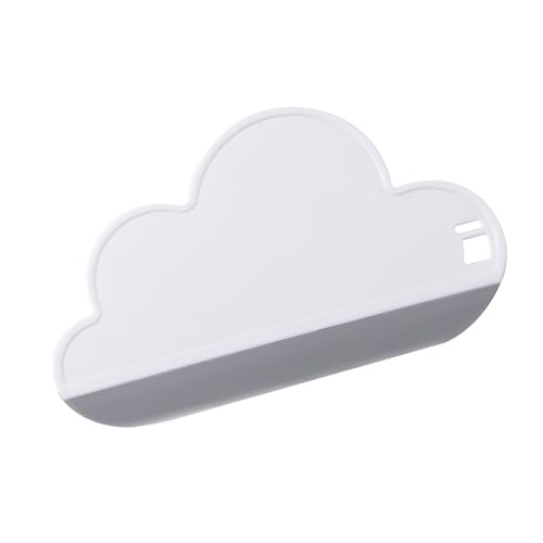 ERYUE Mini Tergicristallo Efficiente in Silicone con Lama D'acqua per la Rimozione della Nebbia Dalla Finestra della del Bagno Spatola in Silicone PP Appendibile per Uso Domestico (Bianco)