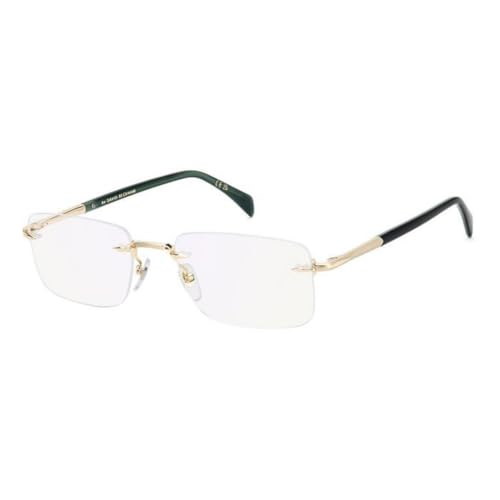 David Beckham DB 1202 Gold Green 55 : Lunettes de soleil élégantes pour hommes raffinés