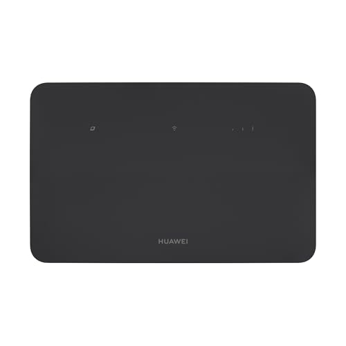 HUAWEI 4G CPE 5, B636, LTE WLAN Router with 400 Mbps, Wi-Fi 6.4G Nano SIM Slot Unlocked, No Configuration Required, Connect 128 Devices, Visualized WLAN Diagnosis, 30 Mesi di Garanzia