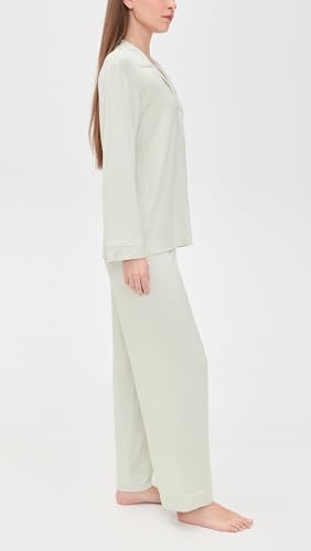 Image of Eberjey Gisele Classic Women's Pajama Set | Long Sleeve Shirt + Long Pants