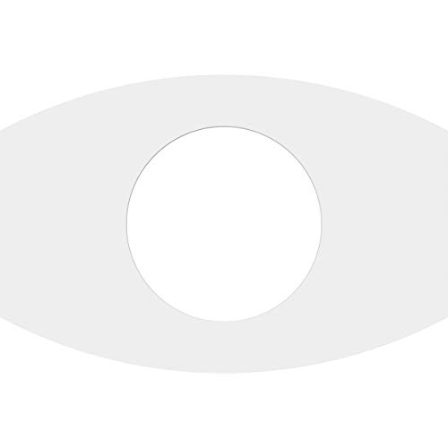 Image of Ekena Millwork CMP16X10KY-07000 Kailey Architectural Grade PVC Contemporary Urethane Ceiling Medallions 16 inchW x 10 5 /8 inchH x 7 inchID x 8 1 /2 inchC x 1 inchP