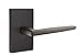 EMTEK Concealed Fastener Modern Rectangular Rosette Privacy Set with Matching Finish Hermes Lever - Choice of 6 Finishes - C5212HERUS10B - Oil Rubbed Bronze (US10B)