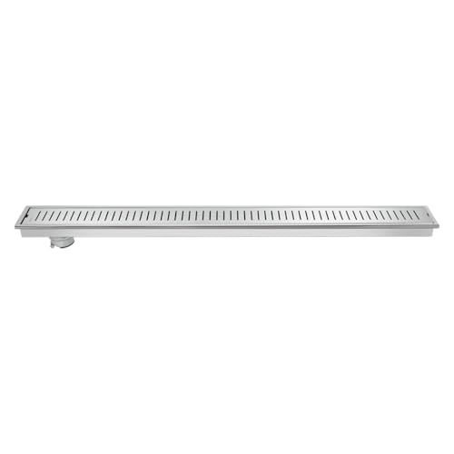 Johnson Fusion 4x36 inches Rectangle Shower Drain Channel | SS304 Grade Vertical Water Drain Channel| Floor Drain for Bathroom with Cockroach Trap | 2 Year Warranty (T3291C3- Stainless Steel) (B0D2RYP1G6) Amazon Price History, Amazon Price Tracker
