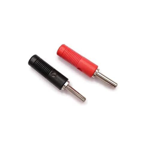 Banana Jack Plug Connector Male Red and Black Pair-4mm (B09J2XNTS3) Amazon Price History, Amazon Price Tracker