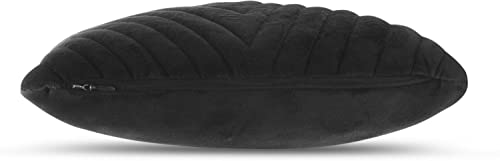 Image of Auto Hub Memory Foam Backrest Cushion, Passengers Rest to Relieve Back Pain and Improve Sitting Posture Universal Version for All Car Seats (Black)
