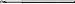 KYOCERA 1742-2500.3000 Series 1742 Extended Reach/Stub Length Square End Mill, Carbide, Uncoated, 30 Degree Angle, 3 Flute, 1/4" Cutting Diameter, 1/4" Shank Diameter,0.375" Cutting Length, 6" Length
