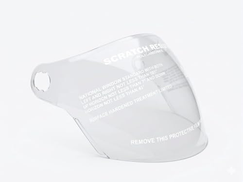 Image of Steelbird SBH 56 Vintage Hafe Helmet Visor, Original Replacement Accessory