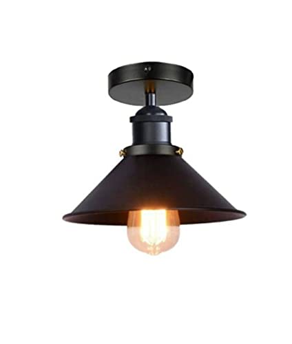 Mylights Retro Rustik Vintage Metal Avize Armatür 22 Cm En