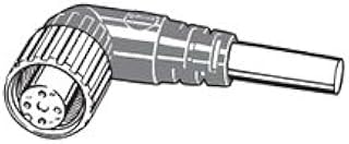 Omron XS2FD422G80F L-Shaped Cable Connector, 20 AWG, 5 m Cord, M12 Socket