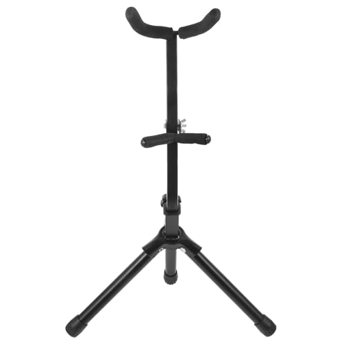 Hemoton Foldable Music Stand Saxophone Holder Portable Saxophone Rack for Players