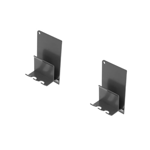 Alipis 2 Piezas Porta Cepillo de Organizador de baño de Aluminio Organizador de baño sin Taladro portacepillos de Pared para baño Titular de Cepillo de de Afeitar Grey