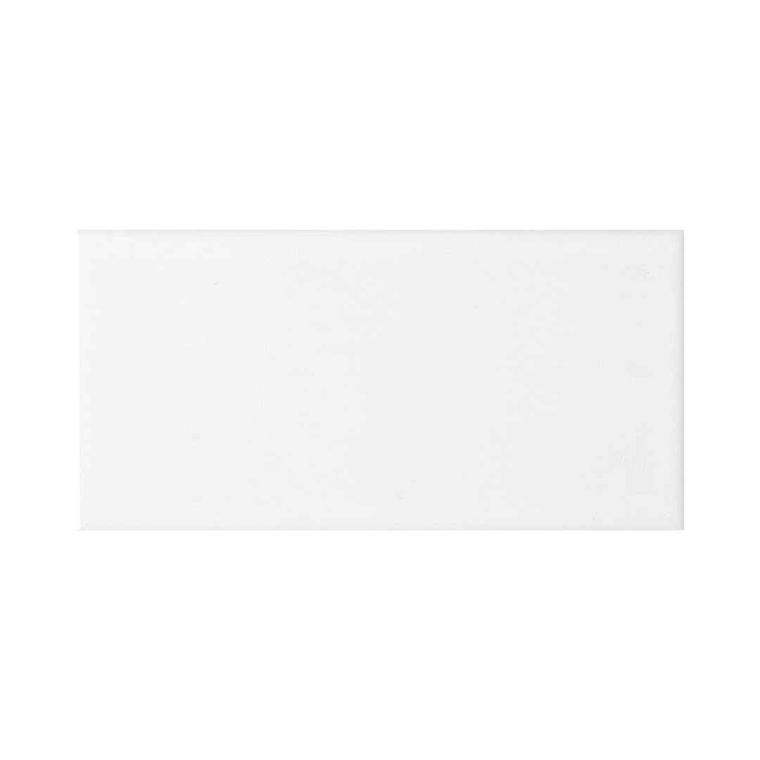 Devon Smooth 100 x 200 Metro Brick Ceramic Tile (1, White)