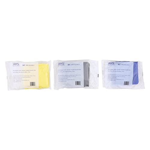 Ahs American Hospital Supply Grippy Socks – Hospital Socks Assorted Colors, One Size Fits Most, Polyester-Spandex Knit With Elastic Cuff | 6 Pairs Of Anti-Slip Socks #TOP5