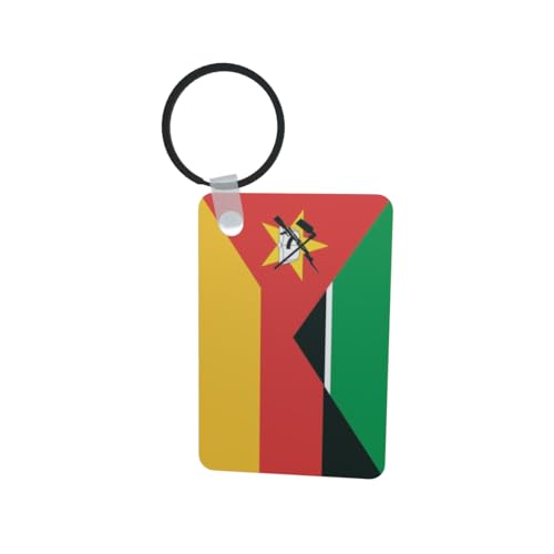 U24 Porte-clés Mozambique Allemagne en aluminium 50 x 47 mm